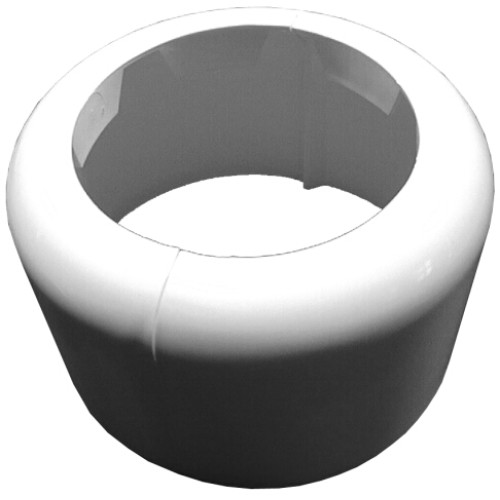 Decorative rosette for toilet pipe divisible DN110 white Decorative rosette for toilet pipe divisible DN110 white